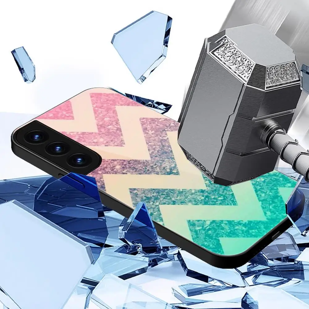 Цветной чехол для телефона с полосатым сетчатым узором HD, подходит для Samsung Galaxy S26 Edge S25 S24 S23 S22 Ultra S21 S20 FE 5G S10 Plus (art.: 3920db6e69ecc) - 3920db6e69ecc