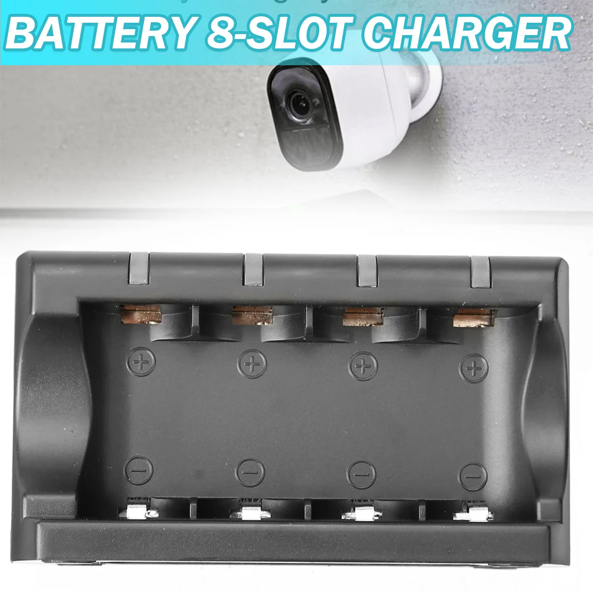 

4-slot Battery Charger LED indicator Independent Charging Chargers For 16340/RCR123A/16350 Li-ion Rechargeable Batteries