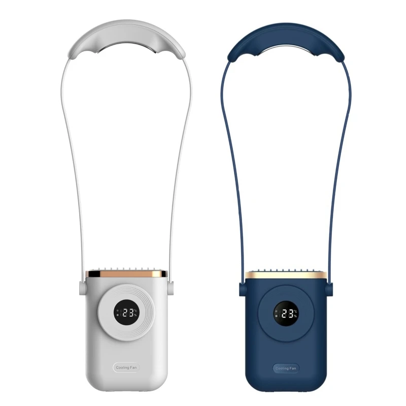 

R2JD Neck Fan Leafless 2000 mAh Battery Operated Wearable Personal Cooling Fan