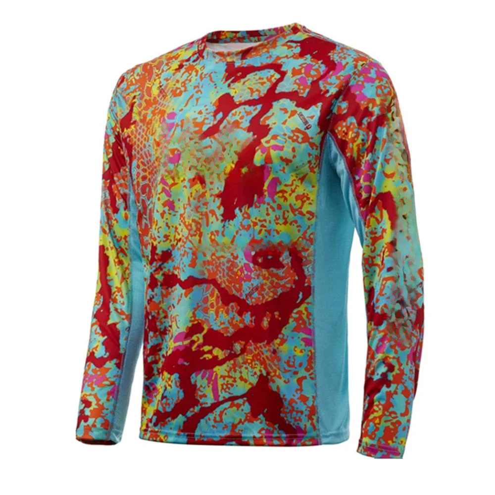 Рубашки для рыбалки уличный рыболовный костюм с длинным рукавом защита от солнца