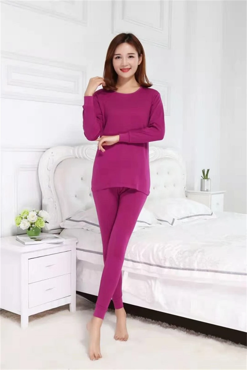 Thermal Underwear Men's Fleece Lined Thermal Underwear Set Cycling Skiing Base Layer Winter Warm Long Shirts & Tops Bottom Suit