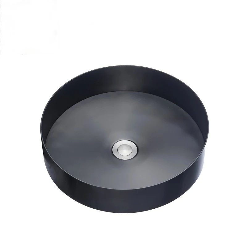 

Wholesale New Year Popular Hotselling Stainless Steel Black Handmade Nano Basin Sink Price