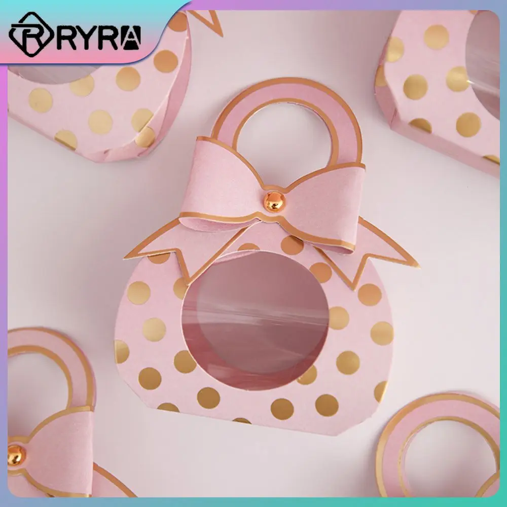 

Cute Gift Box 1pc Candy Box New Sugar Box Diy Party Accessories Handled Packing Box High Quality Candy Bags Super Valued