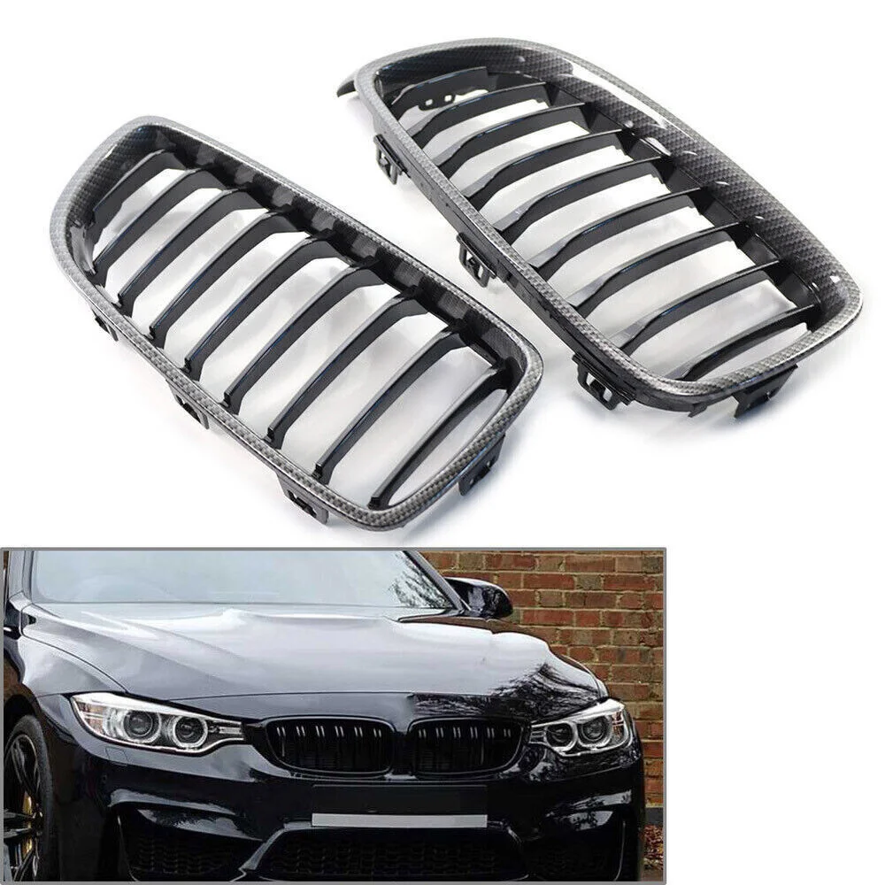 

Передняя решетка для радиатора BMW 4 серии F32 F33 2013-2017 из углеродного волокна