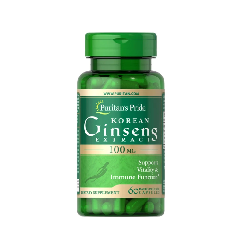 

1 bottle Ginseng capsules, relieves body fatigue, strengthens the immune system and helps reduce free radical damage