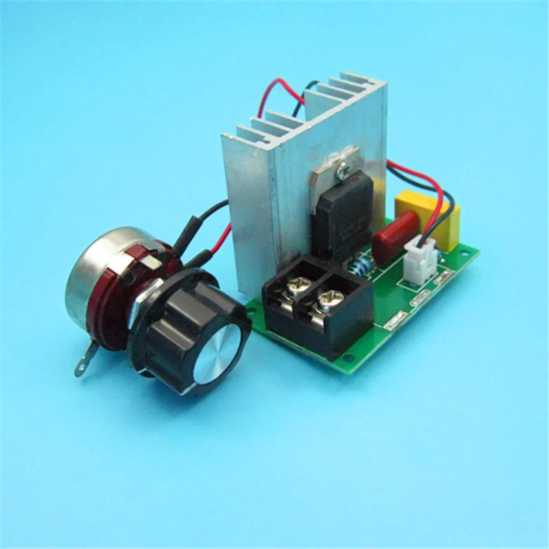 

220V 8000W Thyristor High Power Electronic Transformer Voltage Regulator Dimming Temperature and Speed Regulation Module