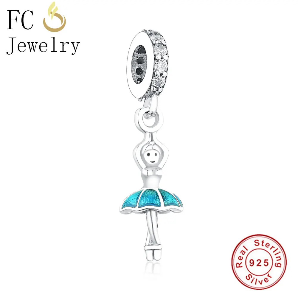 FC ювелирные изделия 925 пробы Серебряный подходит для оригинального бренда Шарм