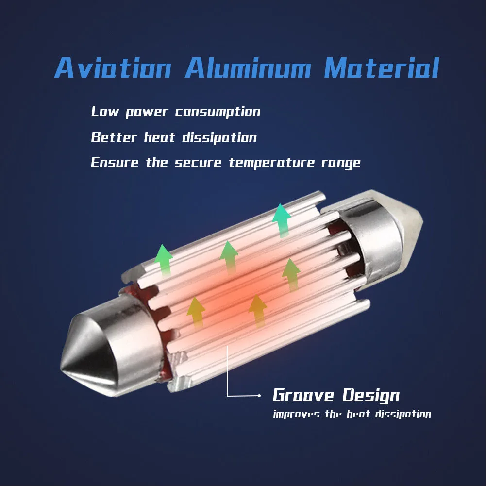 Аксессуары, автомобильные фары 6500K, автомобильная лампа C10W C5W, интерьерная лампа, детали лампы, замена 4014 лм, 36 мм, полезно