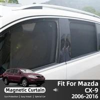 for mazda cx 9 2017 2021 auto sunshade custom fit car side window magnetic sun shade for blocks uv rays glare