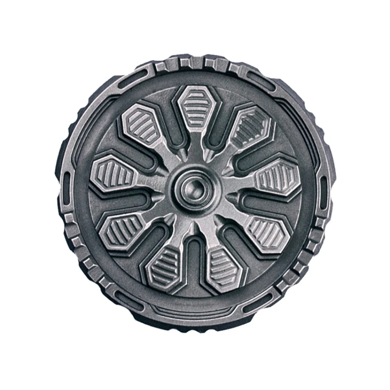 NAITHAWK Nighthawk Snap Coin Titanium Alloy Zirconium Ring Coin Metal Fingertip Gyro Adult Play Decompression enlarge