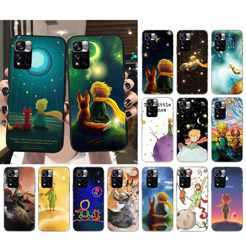 

Phone Case For Xiaomi Redmi Note 12Pro 11 11S 11T Pro 10 9Pro Note10S Redmi 10 9 10C 9C The Little Prince Fox Case