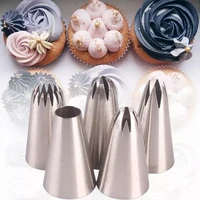 1m2a2d2f6b icing piping pastry nozzles for cakes fondant decor confectionery flower cream nozzle baking supplies set