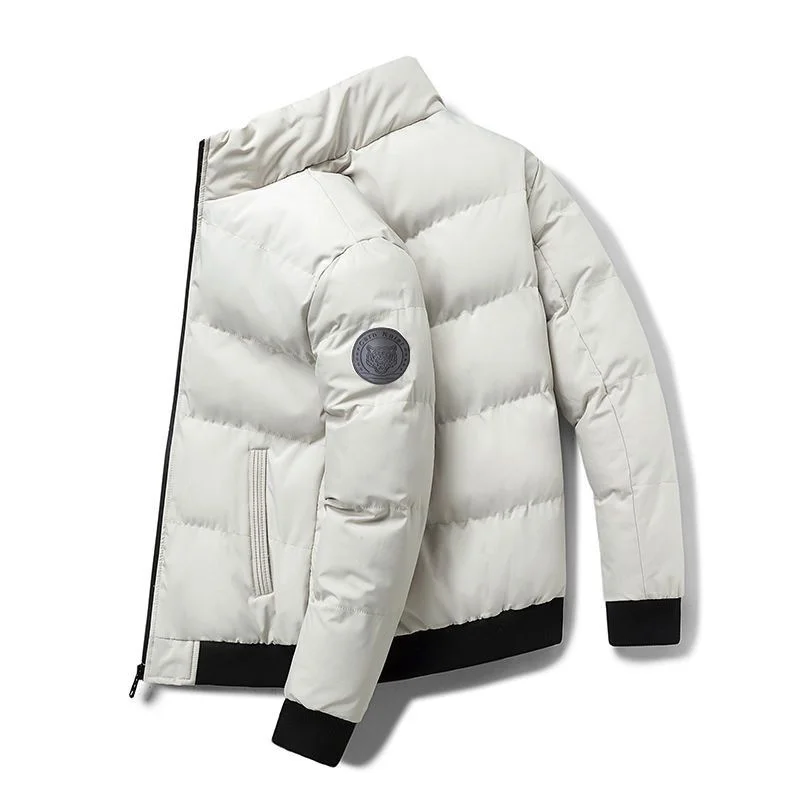 

Куртка и пальто на хлопковой подкладке, утепленные короткие куртки в Корейском стиле на осень и зиму, Мужская Уличная одежда, парки, верхняя одежда