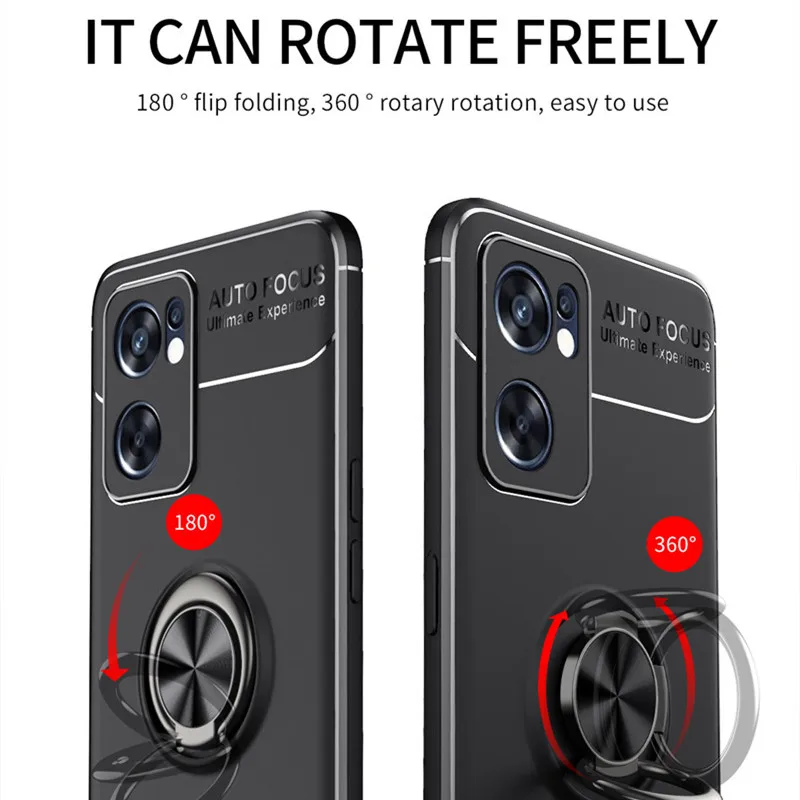 For Cover Oneplus Nord CE 2 Case For Oneplus Nord CE 2 Capas TPU Soft Ring Magnetic Holder For Cover Oneplus Nord CE 2 5G Fundas