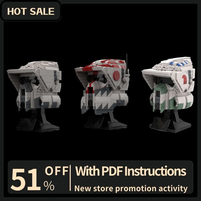 Новая серия Космические войны персонаж фильма Arf модель строительные блоки шлем