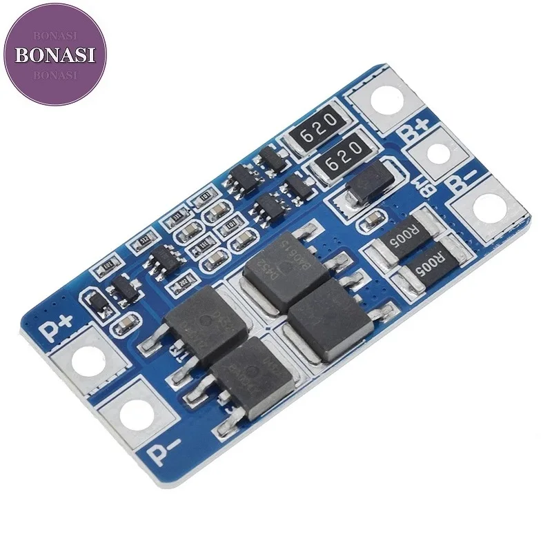 

HX-2S-JH20 BMS 2S 10A 7.4V 18650 lithium battery protection board 8.4V balanced function overcharged protection Good