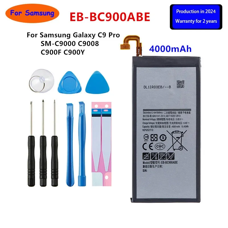 Совершенно новый сменный аккумулятор EB-BC900ABE 4000 мАч для Samsung Galaxy C9 Pro SM-C9000 C9008 C900F C900Y