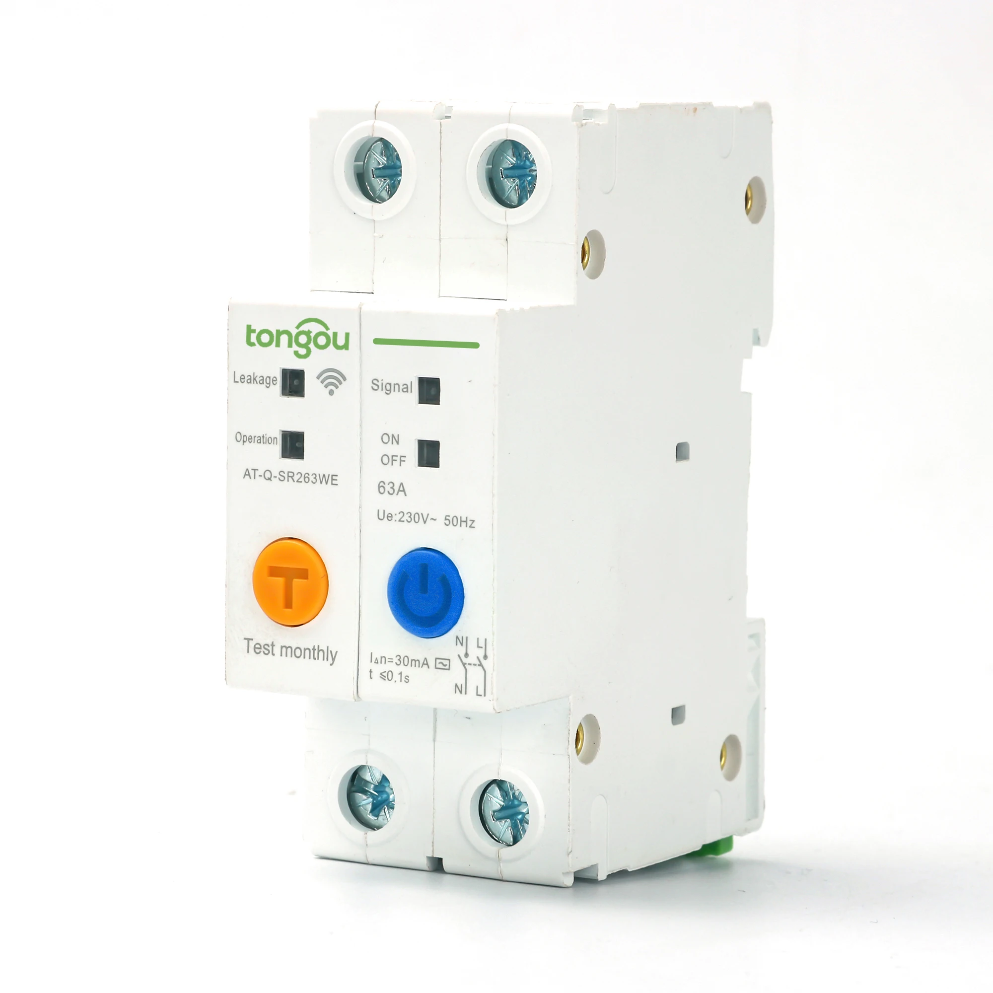 Автоматический выключатель 2P 63 а на DIN-рейку с Wi-Fi умный дистанционным