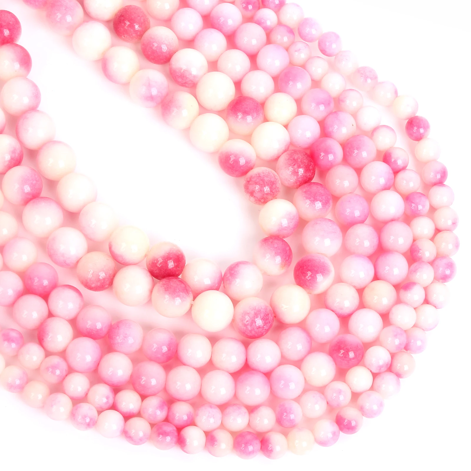 Персиковые розовые Ониксовые хрустальные бусины натуральный камень россыпью