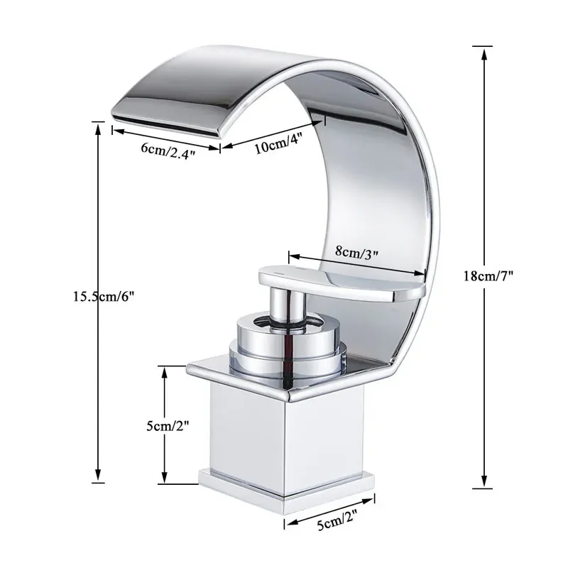 Никелевый Смеситель Для Раковины С Одной Ручкой Керамический Клапан На Палубе