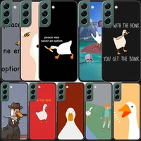 flying duck phone for samsung galaxy a51 a71 5g a10s a20e a20s a30 a40 a50 a70 a50s a70s a21s a31 a41 a01 a11 a90 case cover