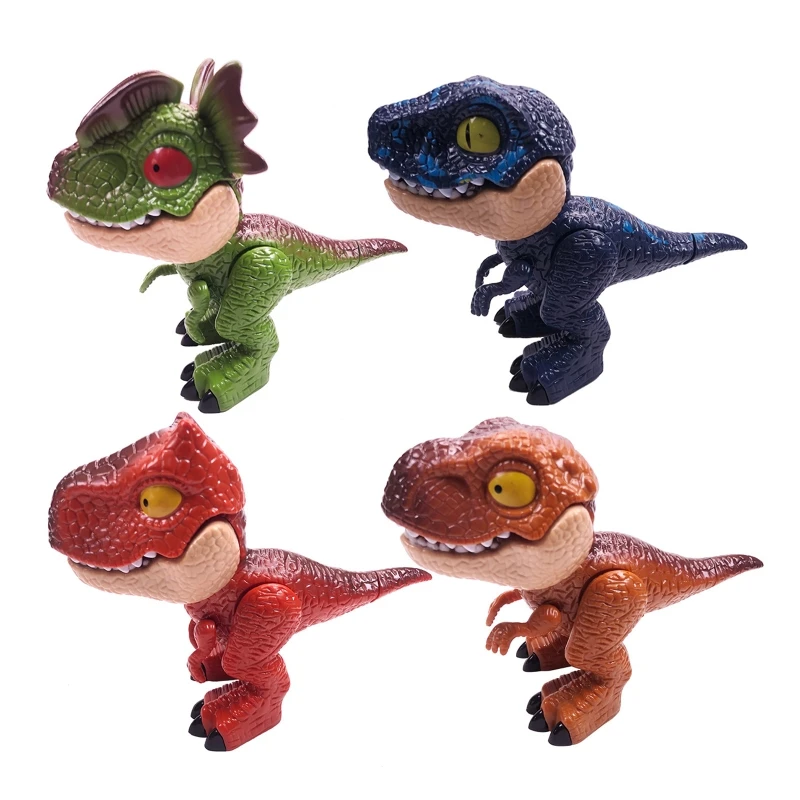 

5 in 1 Dinosaur Model Pencil Sharpener Figurine Students Stationery Ruler Binding Machine Eraser Indoraptor Jurassic Toy G2AE