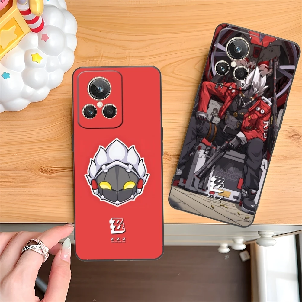 Zenless Zone Zero Billy Kid Mobile Phone Case for Realme GT 2 9i 8i 7i Pro X50 X2 C35 C21 C20 C11 C3 Black Cover Shell