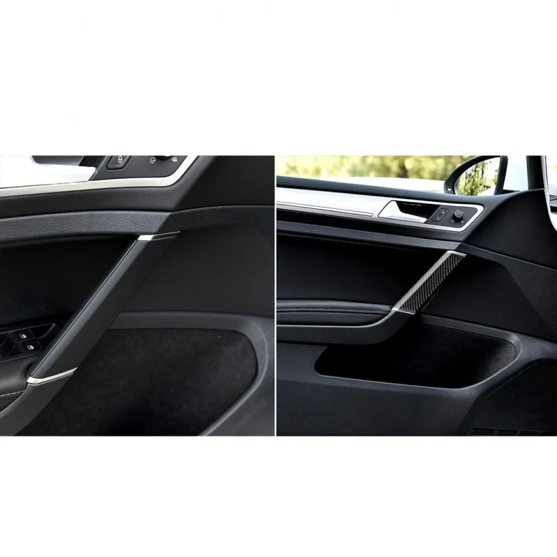 Панель подлокотника из углеродного волокна для Vw Golf 7 Gti R Gte Gtd Mk7 2013-2017 панель