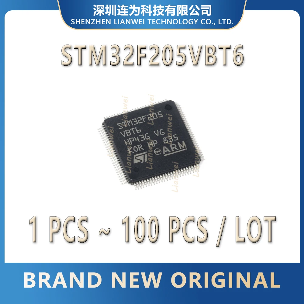 STM32F205VBT6 STM32F205VB STM32F205 STM32F STM32 STM IC MCU Chip LQFP-100