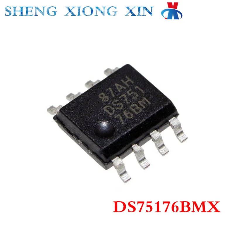 10 шт./партия, приемопередатчик DS75176BMX SOP-8, интегральная схема DS75176BM DS75176 75176