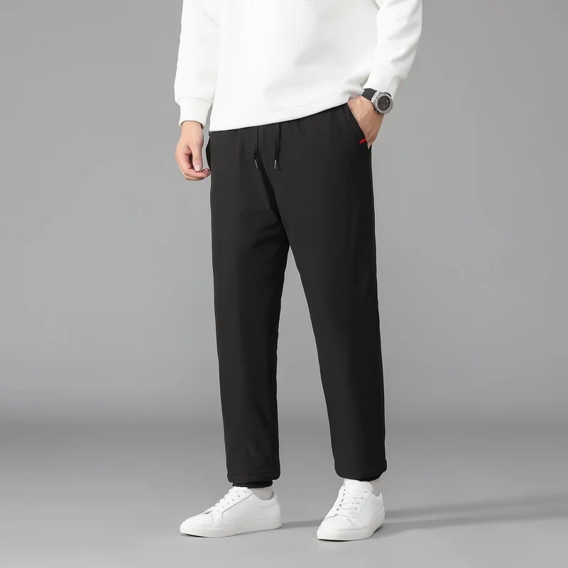 

Men Winter Warm Thicken Plus Cotton Outdoor Sports Camping Straight Male Hiking Casual M-6XL clothing Pants
