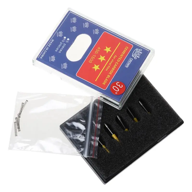 

5Pcs 30° 45° 60° Cutting Vinyl Plotter Blades For Graphtec CB15U Vinyl Cutter