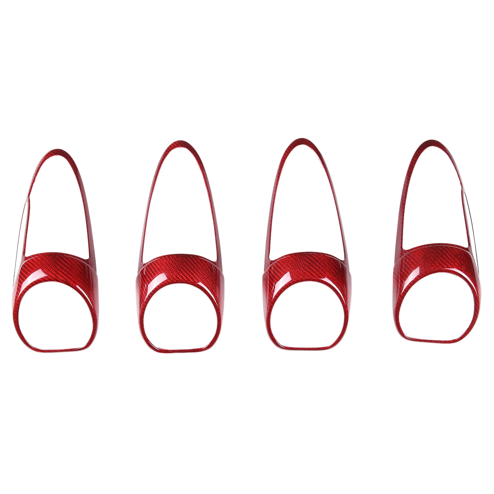 

Car Real Carbon Fiber Center Dashboard Air Outlet Frame Cover Fit for-Porsche 718 2016-2021