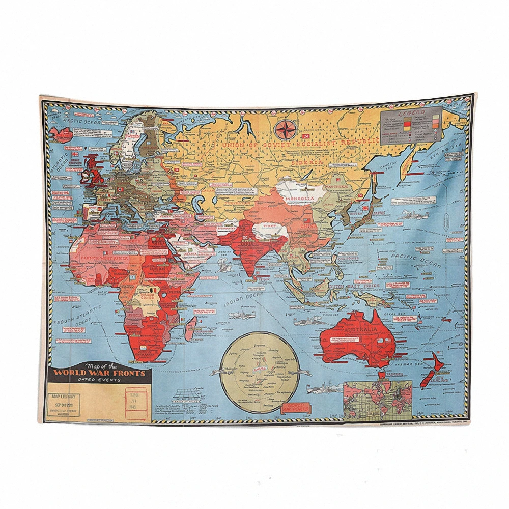 

Shabby Chic World Map, Nautical Maps, Travel maps, Ocean Maps Poster Wall Art Nostalgic Vintage Tapestry Decorative Banner Flag