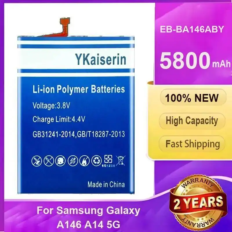 Фото EB-BA136ABY EB-BA156ABY Аккумулятор для Samsung Galaxy A10S/A20s/A13/A146 A14/A15 A156B/A16 5G A15 4G A155F EB-BA166ABY EB-BA146ABY №4