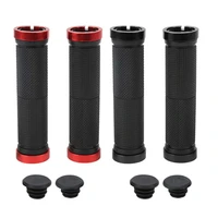 cansucc mountain bike handle bar cover aluminum lock loop bicycle rubber handle bar grips for bicycle handle bar cover