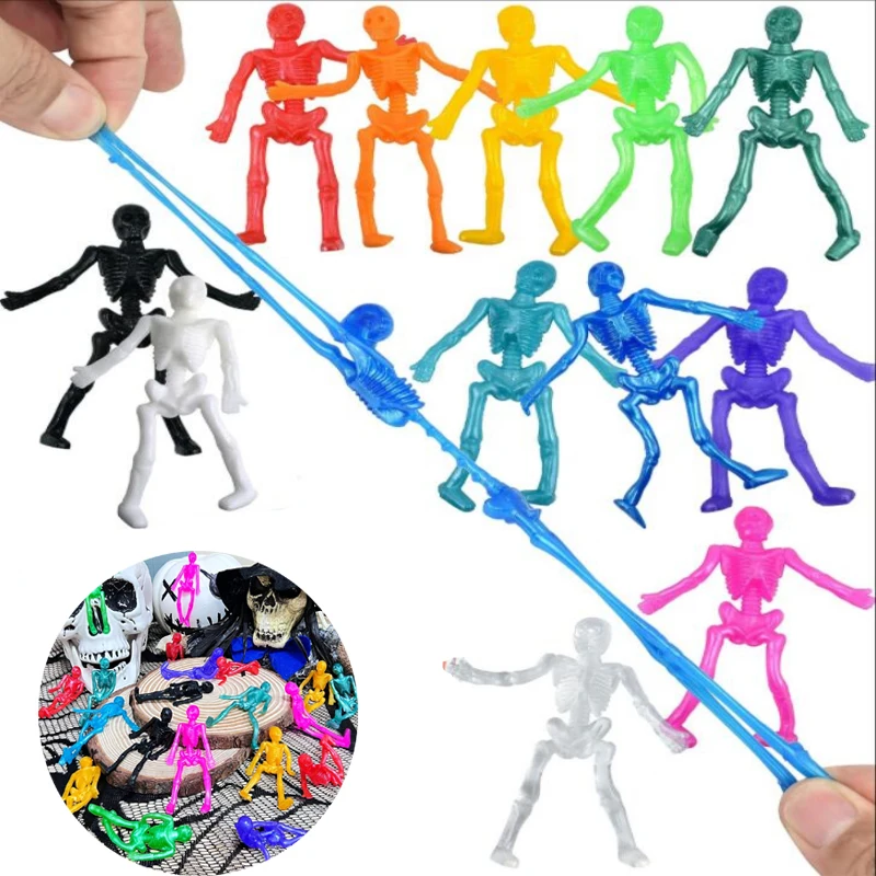 

Эластичные Игрушки на Хэллоуин, мягкая резиновая искусственная кожа, веселая игрушка для снятия стресса, Искусственная резина на Хэллоуин, подарки для детей