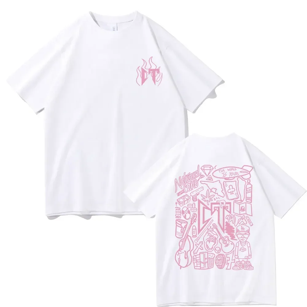 Футболка Мужская/женская оверсайз с графическим принтом в стиле хип-хоп