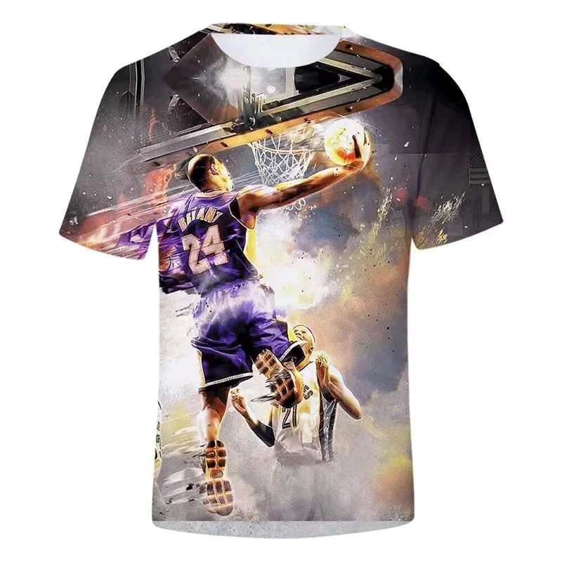 

2022 new print 3D T-shirt short sleeve men's T-shirt new casual top