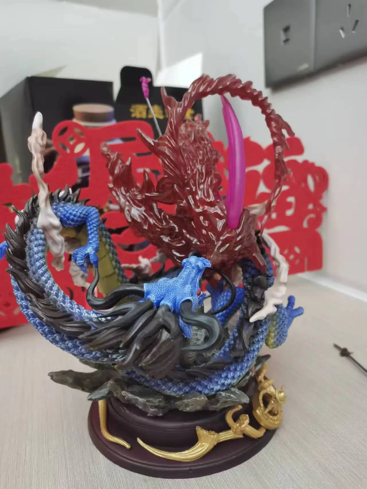 Аниме Фигурка ророноа Зоро Vs четыре императора Kaido Статуя подарки Детские