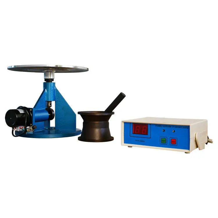 

Motorized concrete flow table for cement mortar testing
