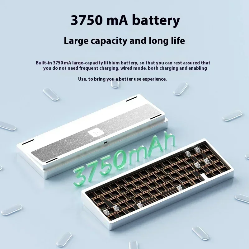 Weikav Lucky65 V2 Механические клавиатуры Наборы Rgb Прокладка с возможностью горячей