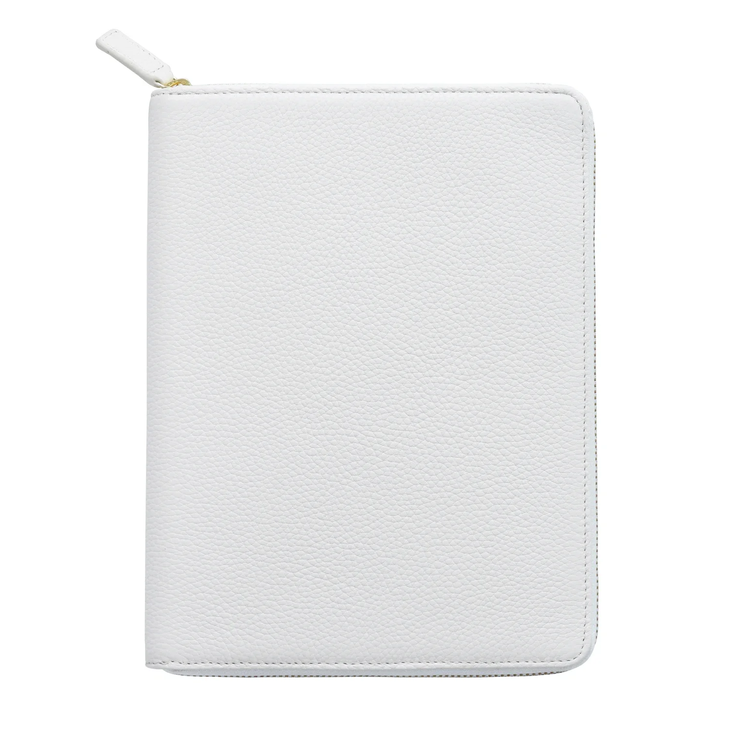 Обложка на молнии Moterm из натуральной гальки A5 с верхним карманом из воловьей кожи, органайзер для блокнотов на молнии, повестка дня, дневник самосбывающийся дневник slovodna белая обложка