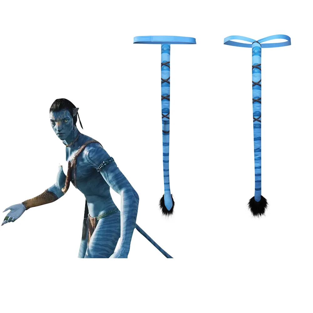 Avatar: The Way of Water Neytiri Jake Sully Cosplay Tail Costume Accessories Halloween Carnival Suit Prop For Adult Men Women
