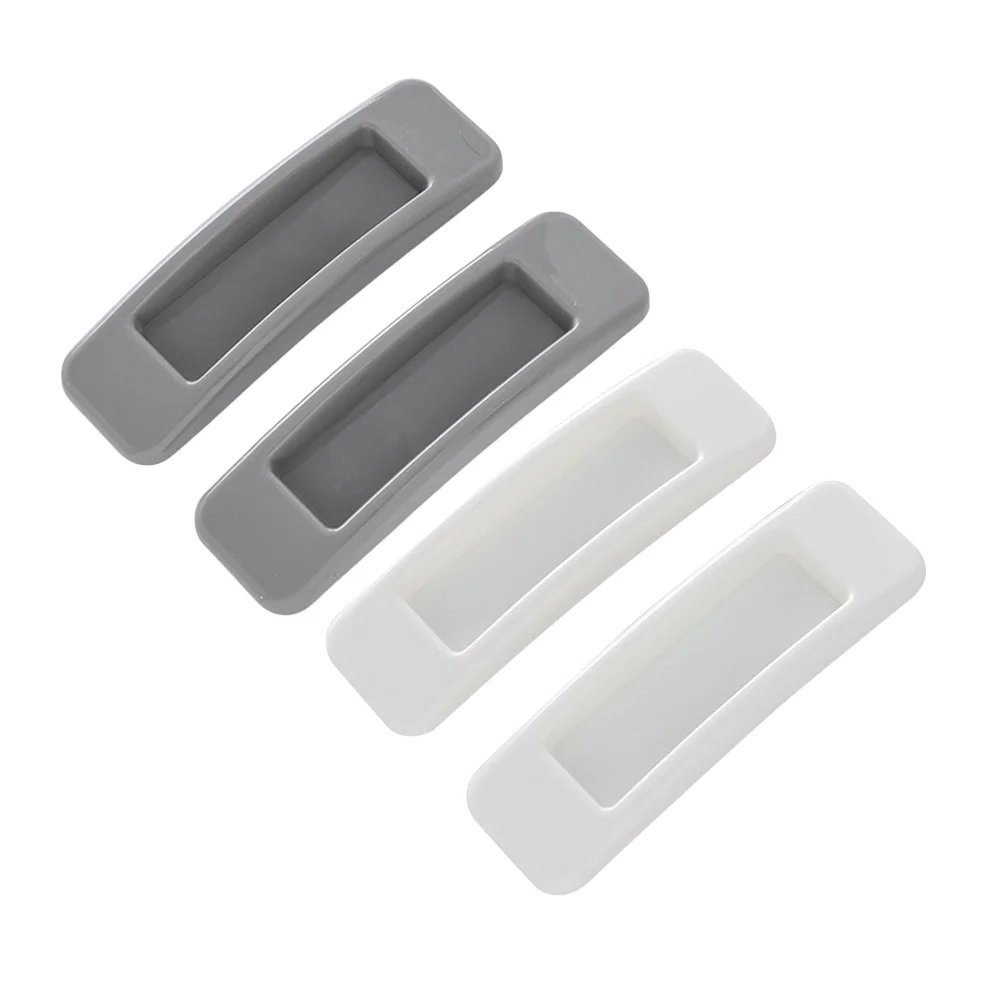 

4pcs Door Window Handles Rectangular Auxiliary Adhesive Drawer Handles