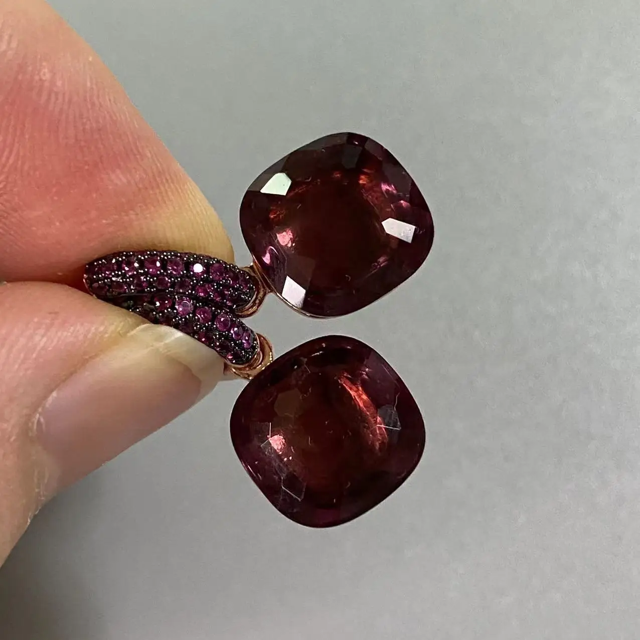 KAISQJEW 12 6 мм серьги-надо с инкрустацией из черного циркона ярких цветов серьги