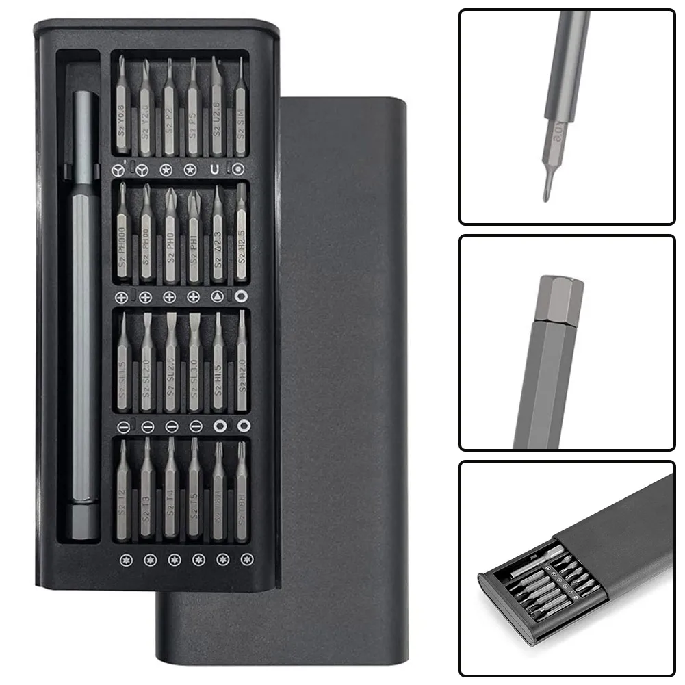 

25 In 1 Screwdriver Set Magnetic Screw Driver Torx Bits Precision Screwdrivers Kit Watches Mobile Phone PC Repair Hand Tool