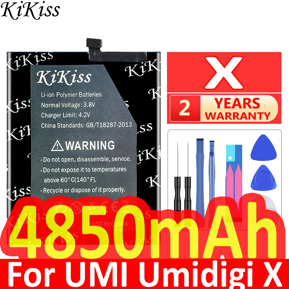 

4850mAh KiKiss Powerful Battery for UMI Umidigi X Big Power Bateria