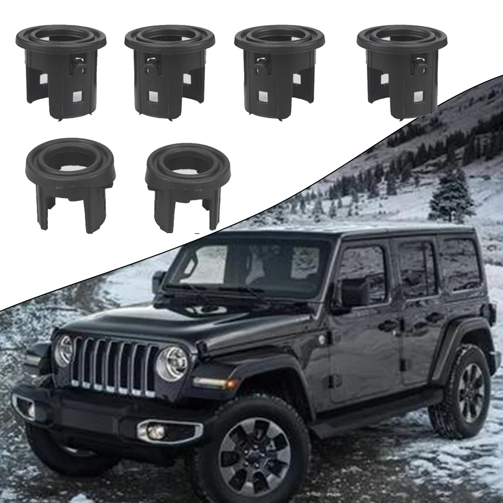 

Parts Bracket Fits Fittings For JEEP Wrangler JL 2018+ Kit Replacement 6 Pcs ABS Plastic Accessories Brand New