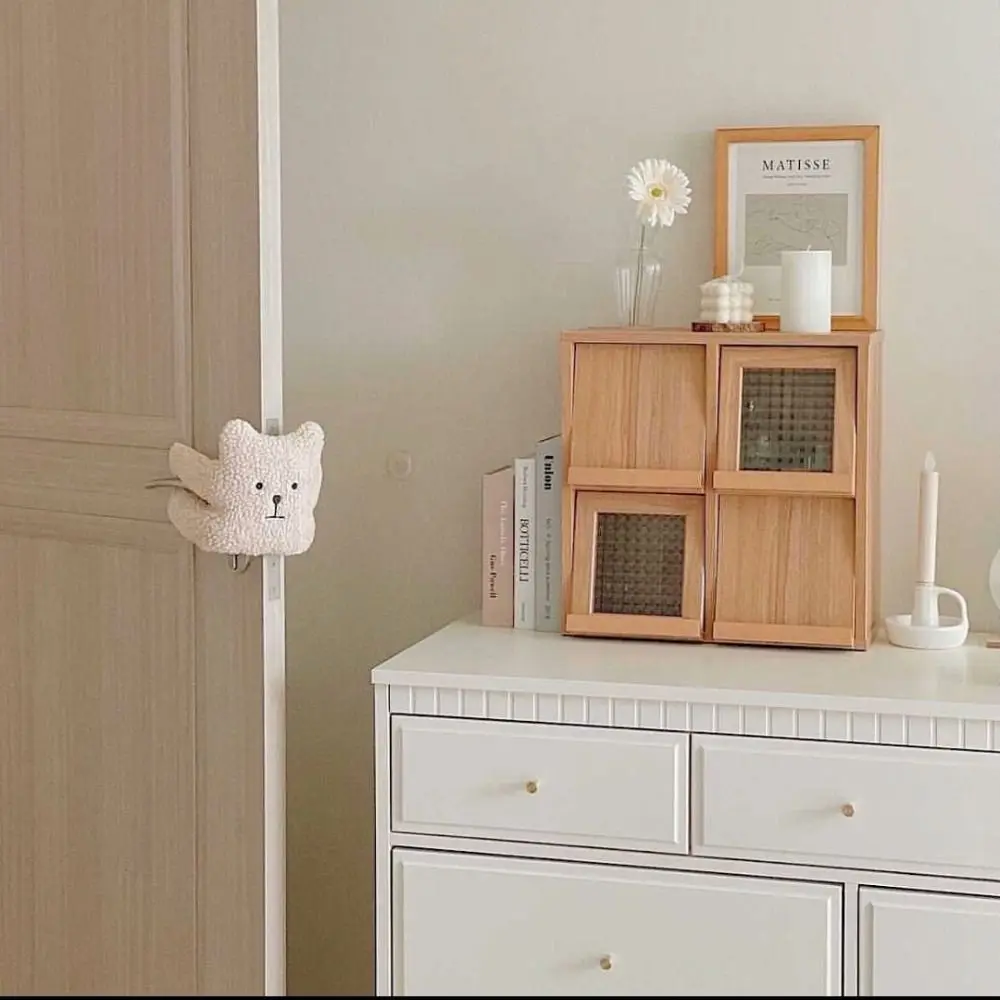 

Handle Hanger Door Padlock Rabbit Cabinet Door Clip Baby Safety Lock Child Protection Equipment Plush Doll Door Stopper